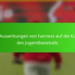 Die Auswirkungen von Fairness auf die Kultur des Jugendbaseballs