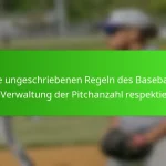 Die ungeschriebenen Regeln des Baseballs zur Verwaltung der Pitchanzahl respektieren