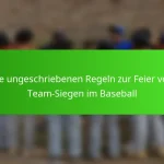 Die ungeschriebenen Regeln zur Feier von Team-Siegen im Baseball