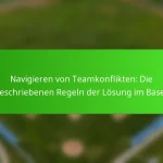 Navigieren von Teamkonflikten: Die ungeschriebenen Regeln der Lösung im Baseball